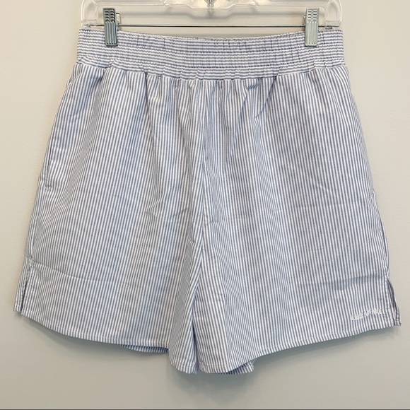 Djerf Avenue Breezy Short Blue Stripe Medium - Picture 5 of 10